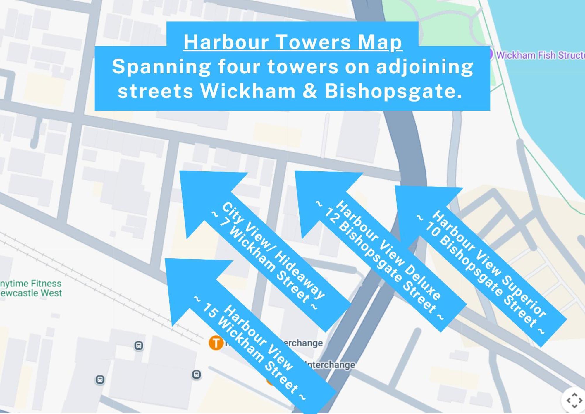Harbour Towers, Newcastle'S Elite Apartment Stays, Free Parking & Tram Access Eksteriør billede
